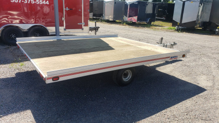 Used 2009 Eagle Trailers 8.5x10 2 Place Snowmobile Trailer