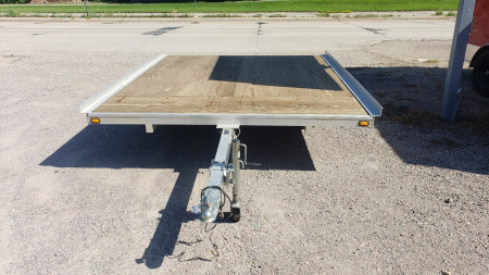 Used 2009 Eagle Trailers 8.5x10 2 Place Snowmobile Trailer