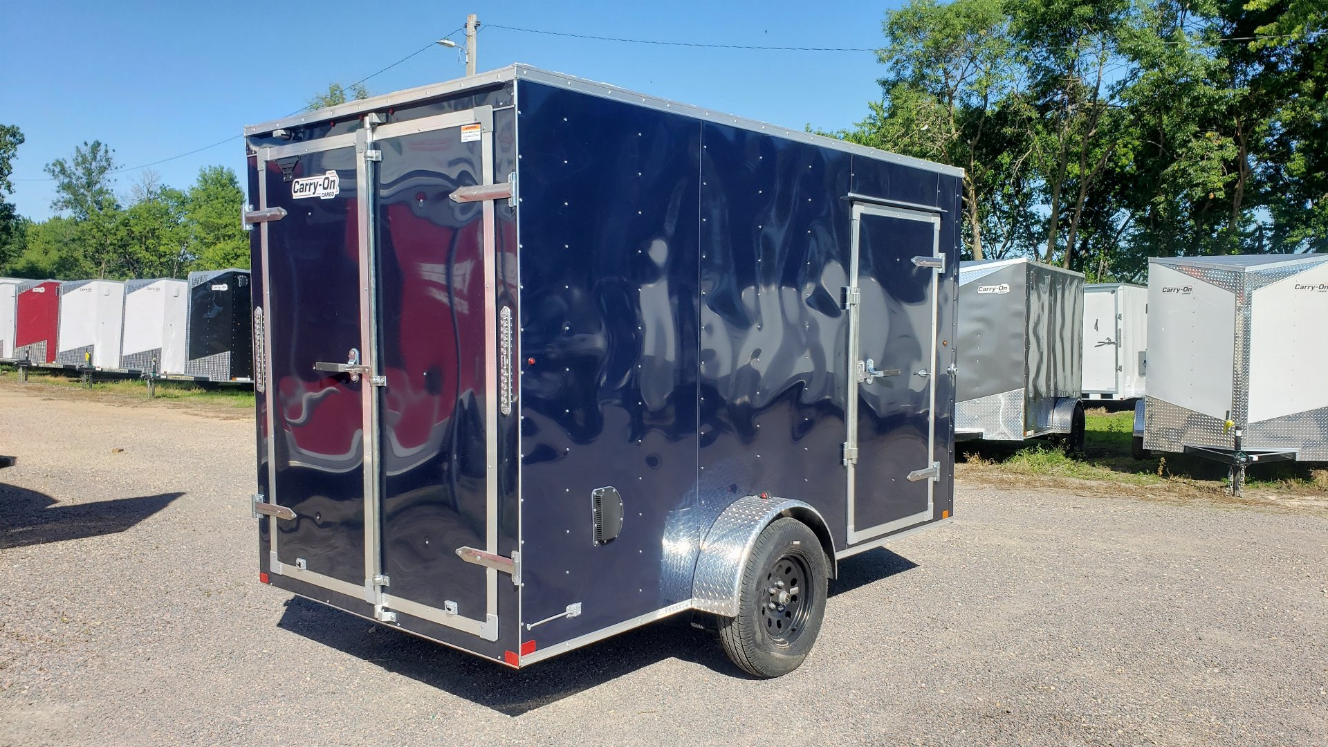 New 2024 CARRY-ON 6X12 Enclosed Trailer Cargo BARN DOORS