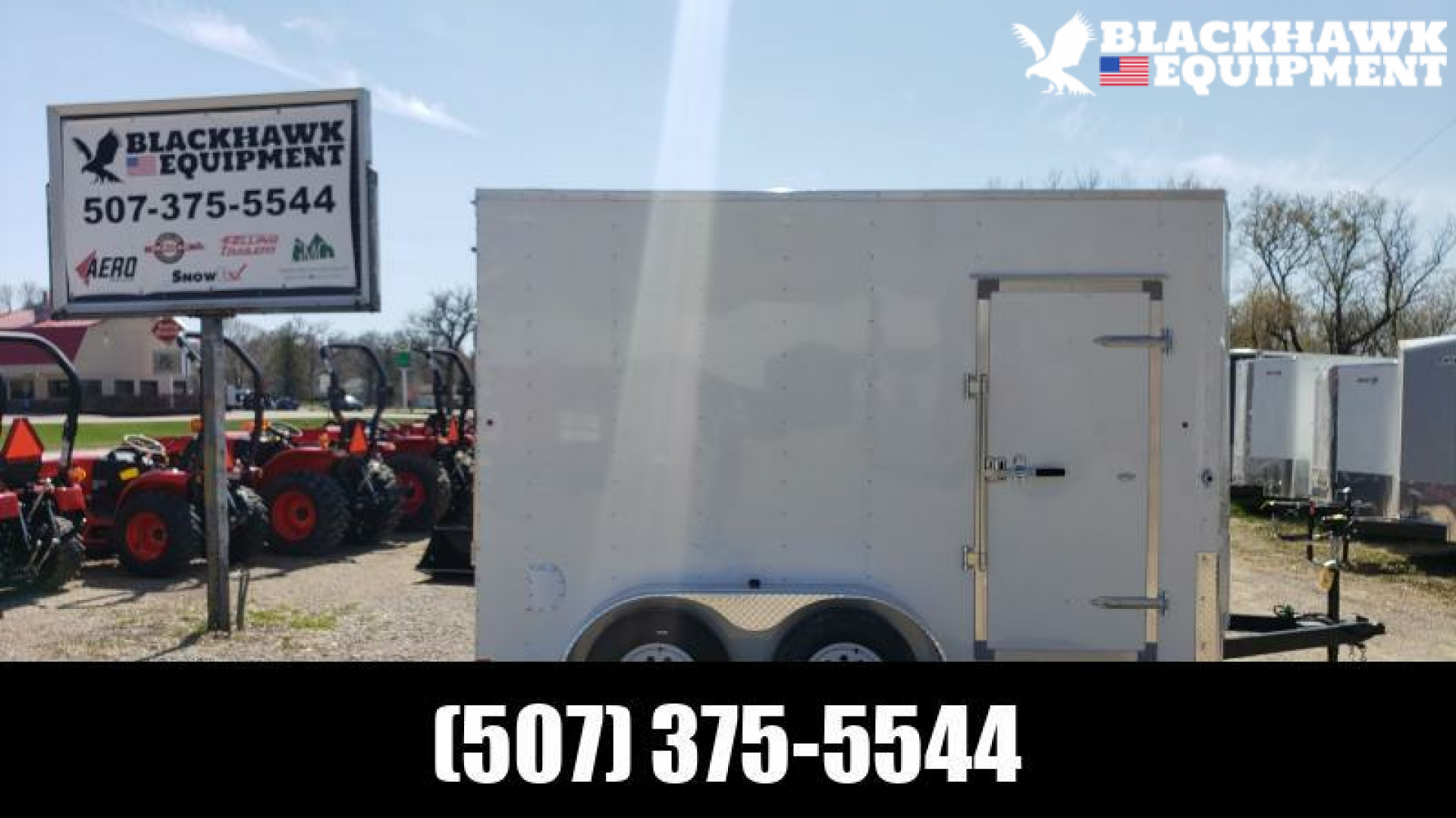 New 2024 CARRY-ON 6x12 Enclosed dual axle 7k Cargo / Enclosed Trailer