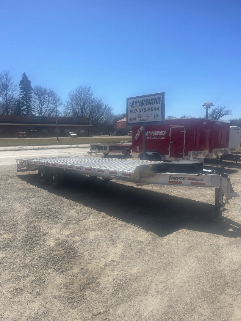 New 2024 TIMPTE 1424 8.5x24 Aluminum Deck Over Trailer