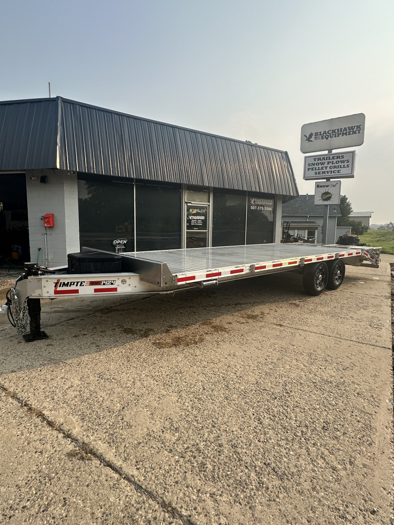 New TIMPTE 1424 8.5x24 Aluminum Deck Over Trailer