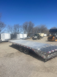 New 2024 TIMPTE 1424 8.5x24 Aluminum Deck Over Trailer