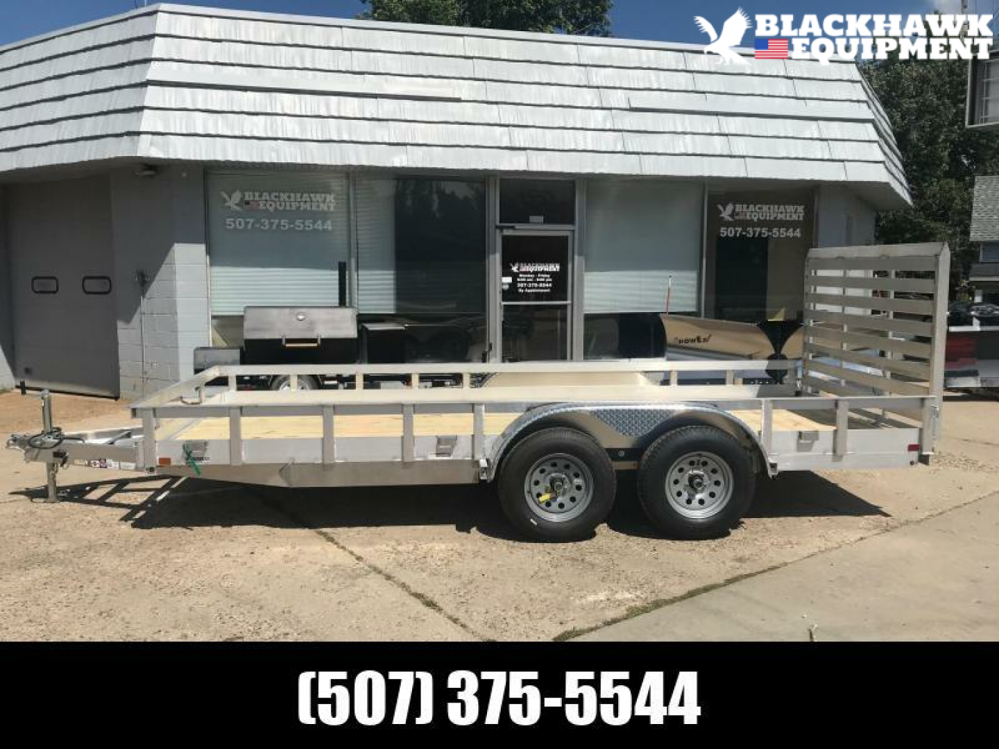 New 2024 Carry-On 6.4X16 Aluminum 7K Utility Trailer