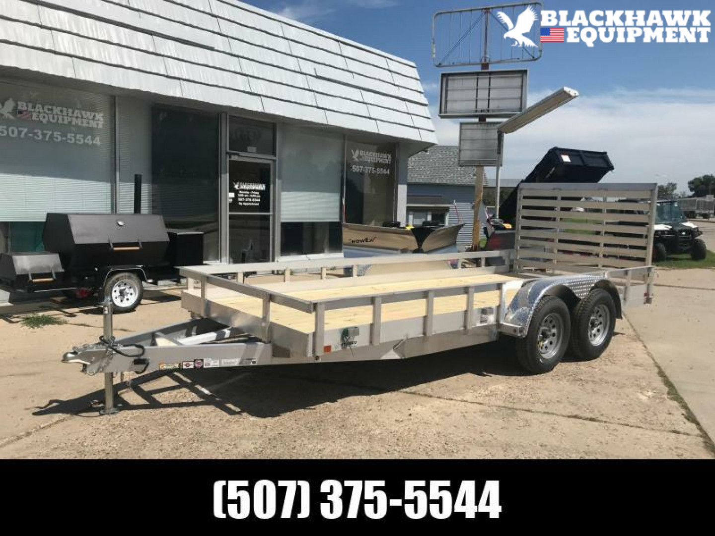 New 2024 CARRY-ON 6.4X16 7k Aluminum Utility Trailer Utility Trailer