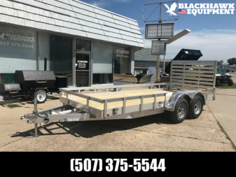 New 2024 CARRY-ON 6.4X16 7k Aluminum Utility Trailer Utility Trailer