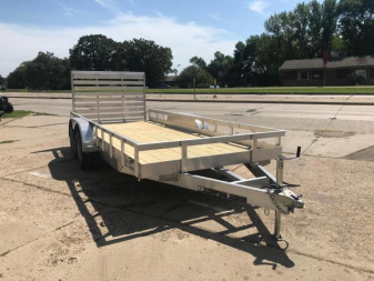 New 2024 CARRY-ON 6.4X16 7k Aluminum Utility Trailer Utility Trailer