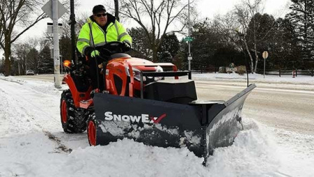 New 2026 SnowEx Heavy-Duty UTV Side-by-Side V-Plow Snow Plow