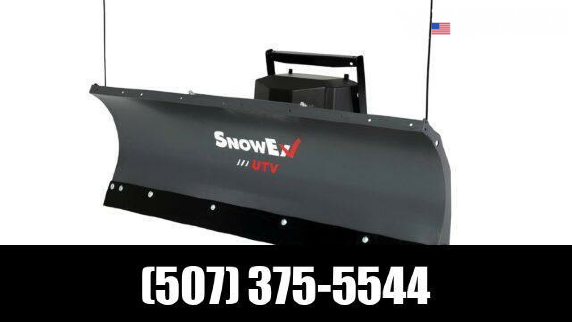New 2024 Snow Ex Heavy-Duty UTV Straight Blade Plow Snow Plow