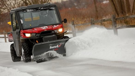 New 2024 Snow Ex Heavy-Duty UTV Straight Blade Plow Snow Plow