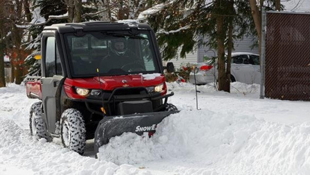 New 2026 SnowEx 6' - 72" Mid-Duty UTV Straight Blade Plow Snow Plow