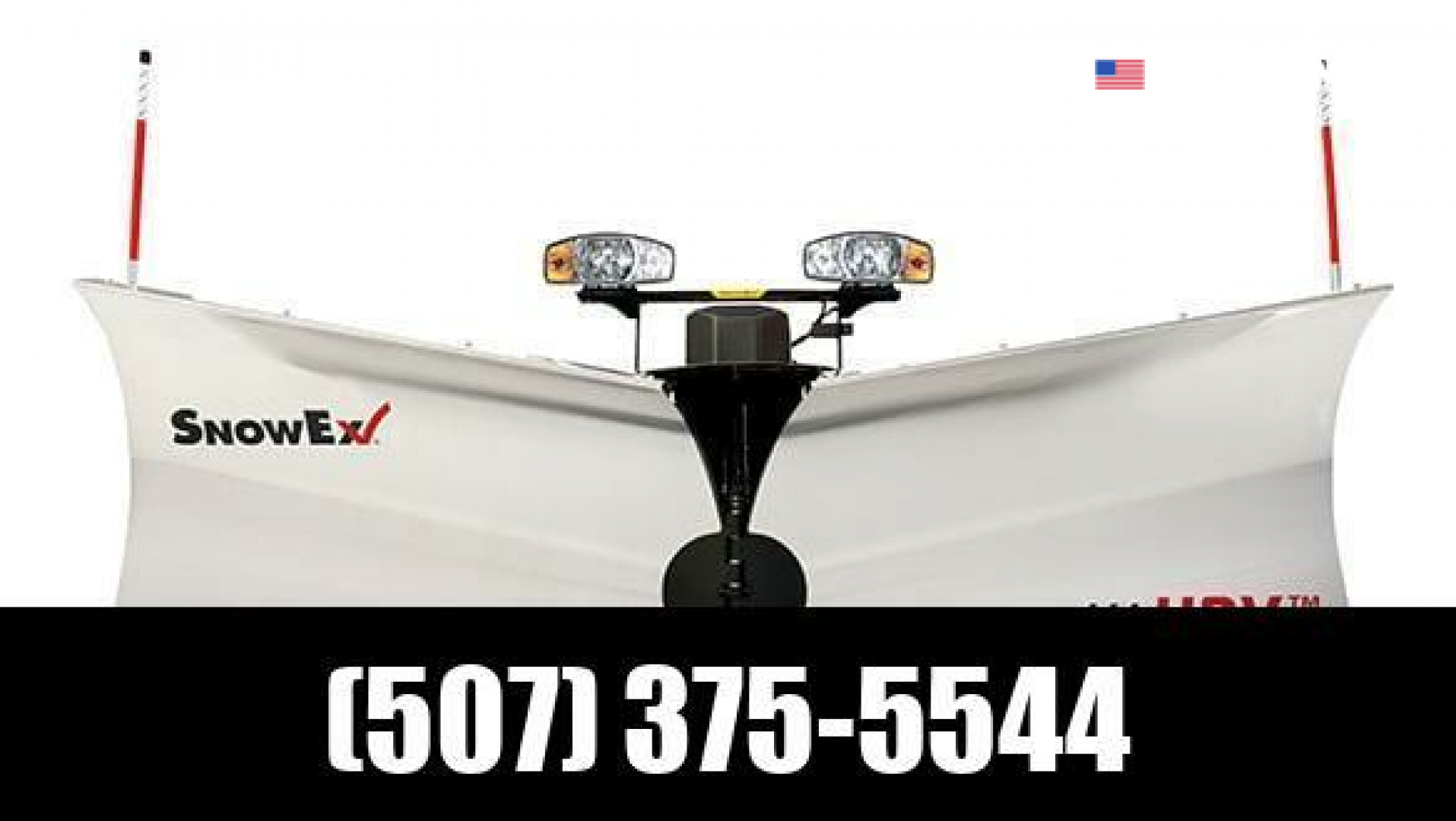 New 2026 SnowEx 8'6" HDV Stainless Steel V-Plow Snow Plow