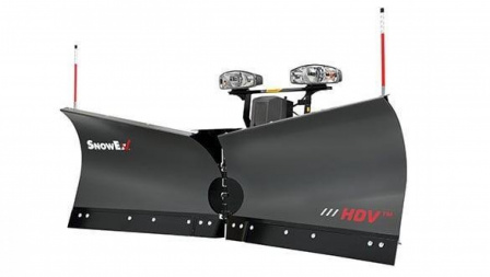 New 2026 SnowEx 8'6" HDV Stainless Steel V-Plow Snow Plow