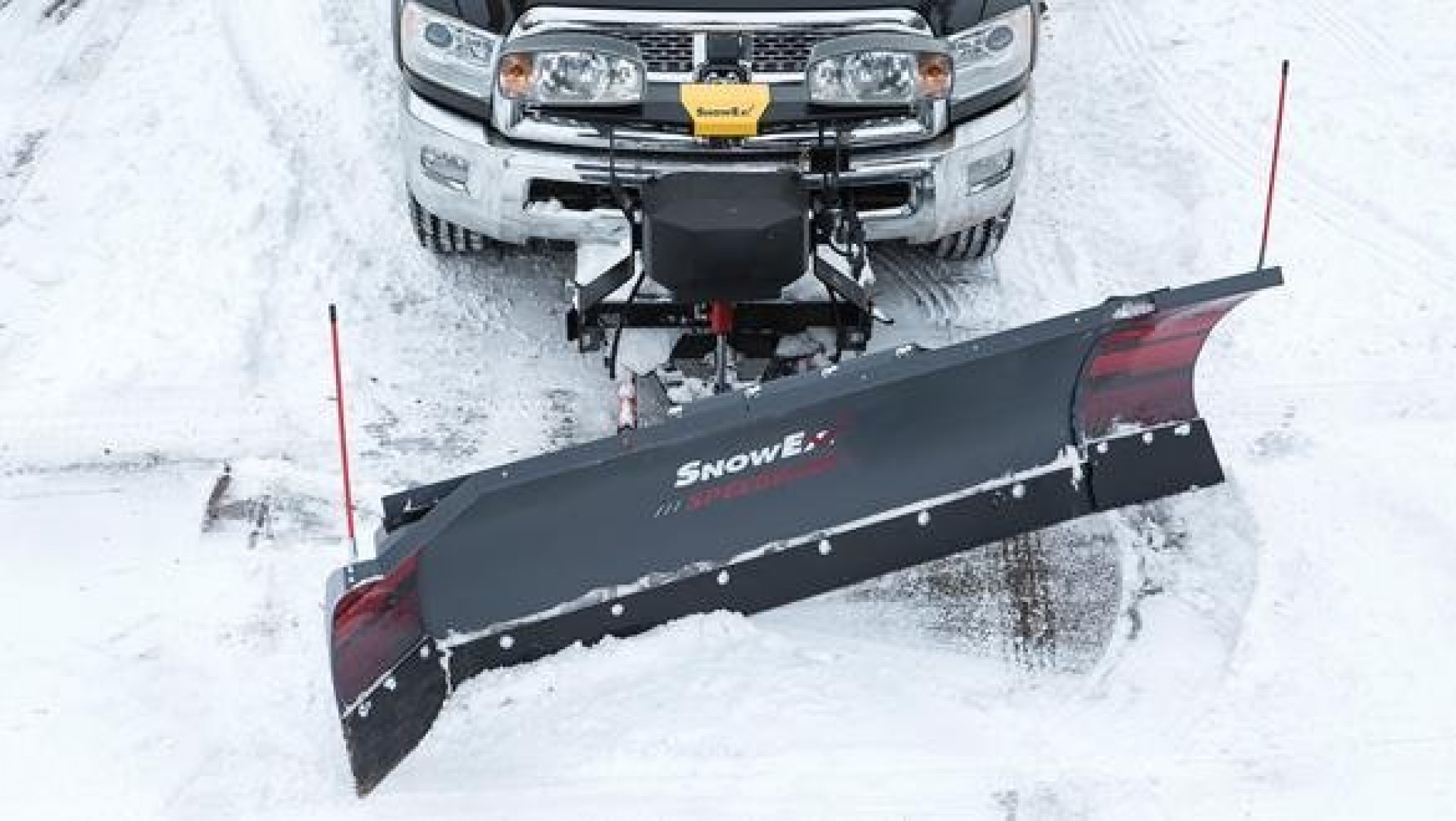 New 2024 StowEx 8600 SpeedWing 8'6" Mechanical Wing Truck Snow Plow