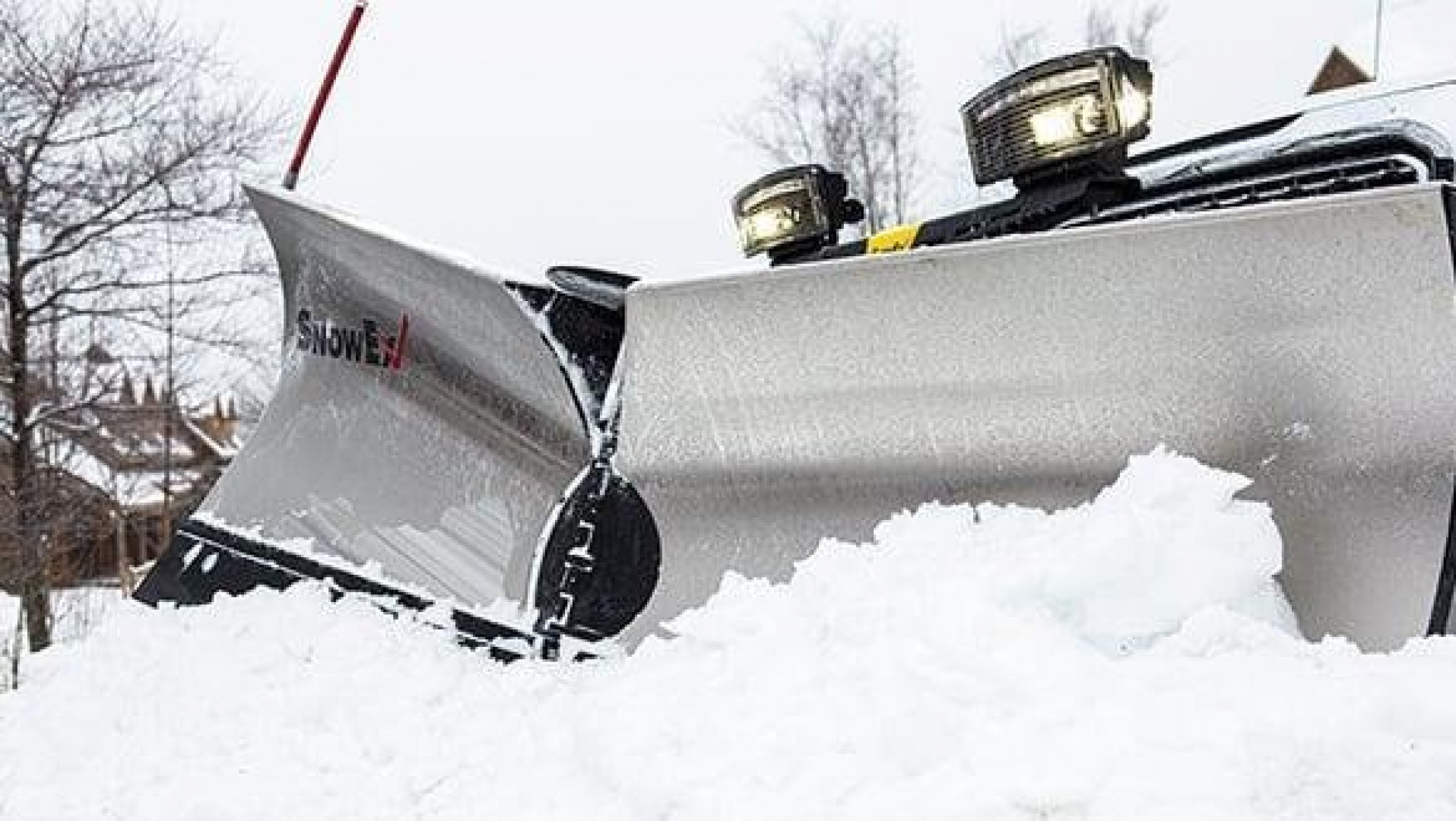 New 2026 SnowEx 7'6" Stainless Steel RDV 1/2 Ton V-Plow Snow Plow