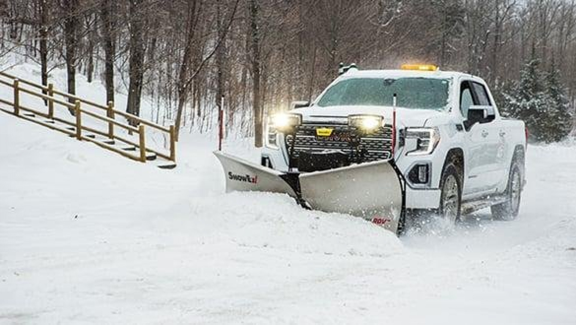 New 2026 SnowEx 7'6" Stainless Steel RDV 1/2 Ton V-Plow Snow Plow