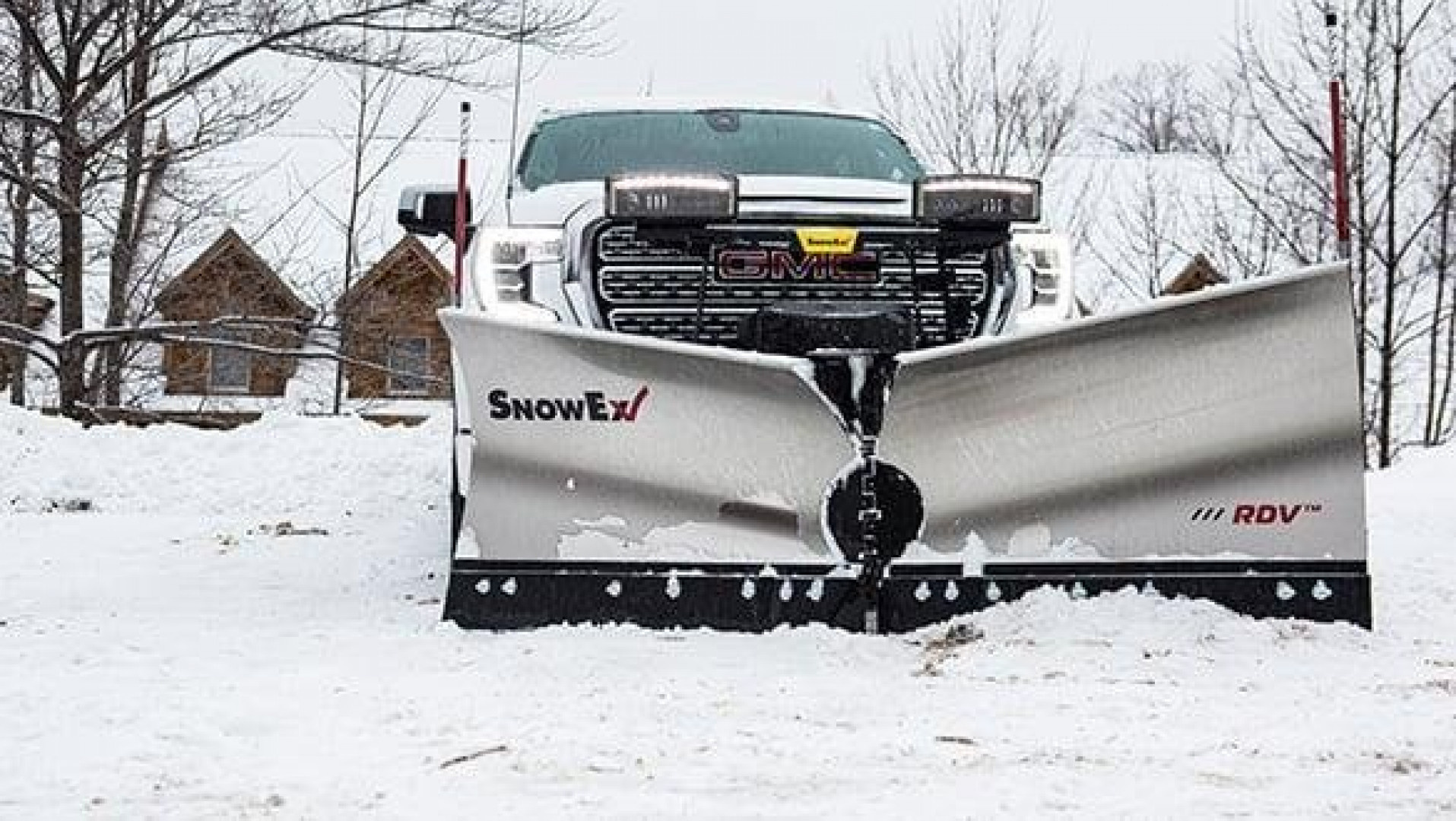 New 2026 SnowEx 7'6" Stainless Steel RDV 1/2 Ton V-Plow Snow Plow
