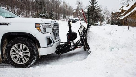 New 2026 SnowEx 7'6" Stainless Steel RDV 1/2 Ton V-Plow Snow Plow