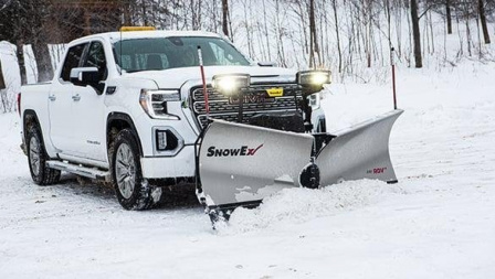 New 2026 SnowEx 7'6" Stainless Steel RDV 1/2 Ton V-Plow Snow Plow