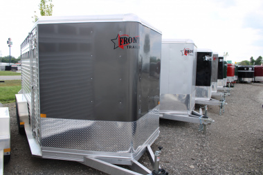 New 2023 Frontier Trailers 16' ALUMINUM STOCK TRAILER WITH 7' INTERIOR HEIGHT 48523 Stock / Stock Combo Trailer