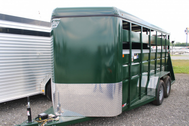 New 2026 Valley Trailers 16' ENCLOSED STOCK TRAILER 48908 Stock / Stock Combo Trailer