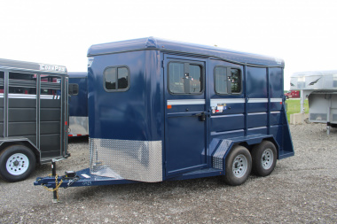 New 2026 Valley Trailers 2 HORSE ENCLOSED TRAILER 49036 Stock / Stock Combo Trailer