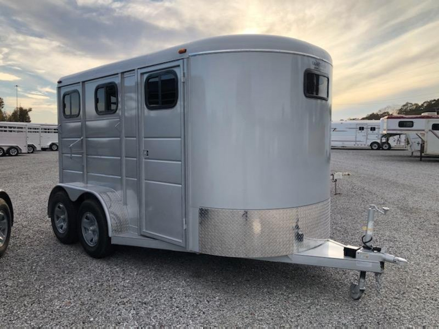 New 2025 Calico Trailers 2H BP Horse Trailer