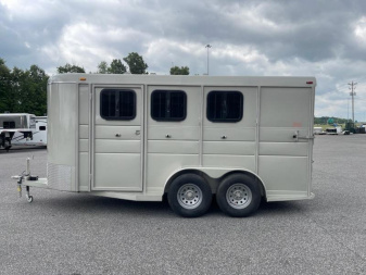 New 2025 CALICO TRAILERS 3H BP Horse Trailer