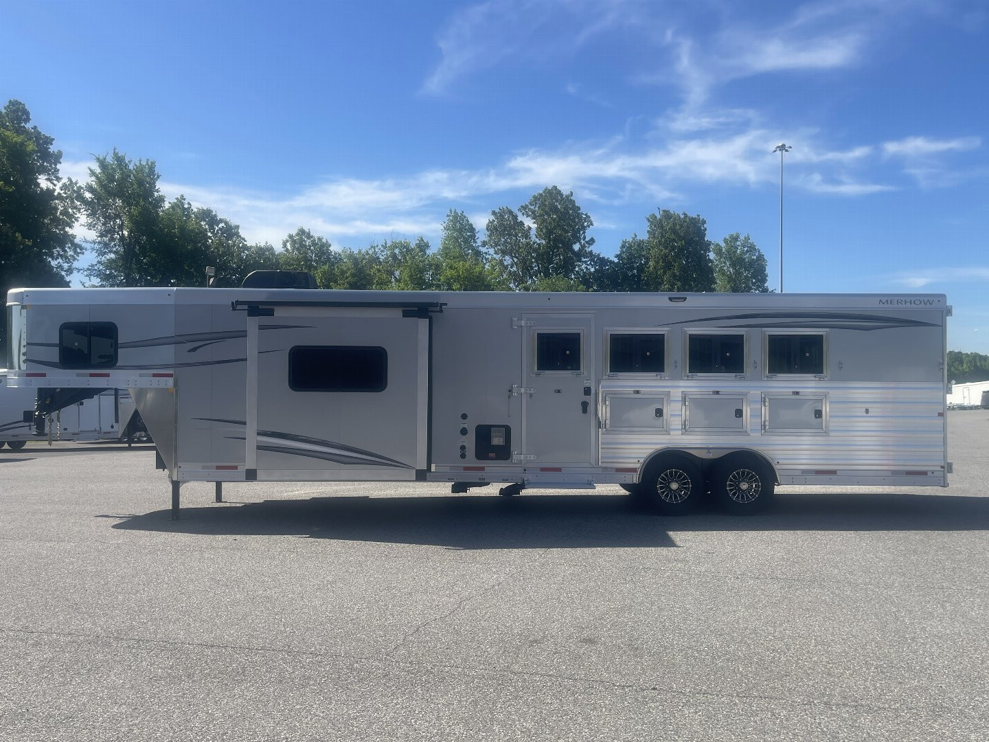New 2025 Merhow Trailers 8414-B RWS Horse Trailer