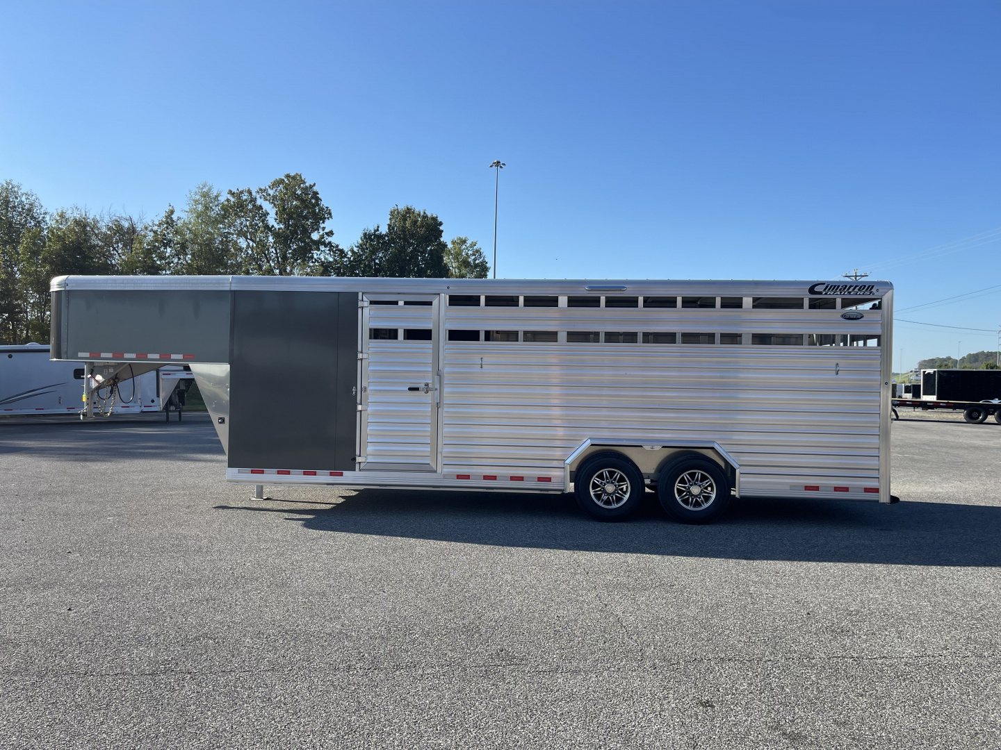 New 2025 Cimarron Trailers Lonestar GN Livestock Trailer