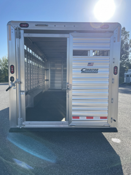 New 2025 Cimarron Trailers Lonestar GN Livestock Trailer