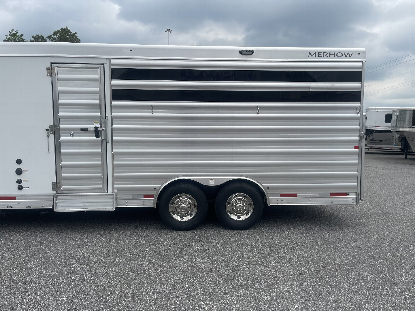 New 2025 Merhow Trailers 8010 RWS- STOCK COMBO Stock / Stock Combo Trailer