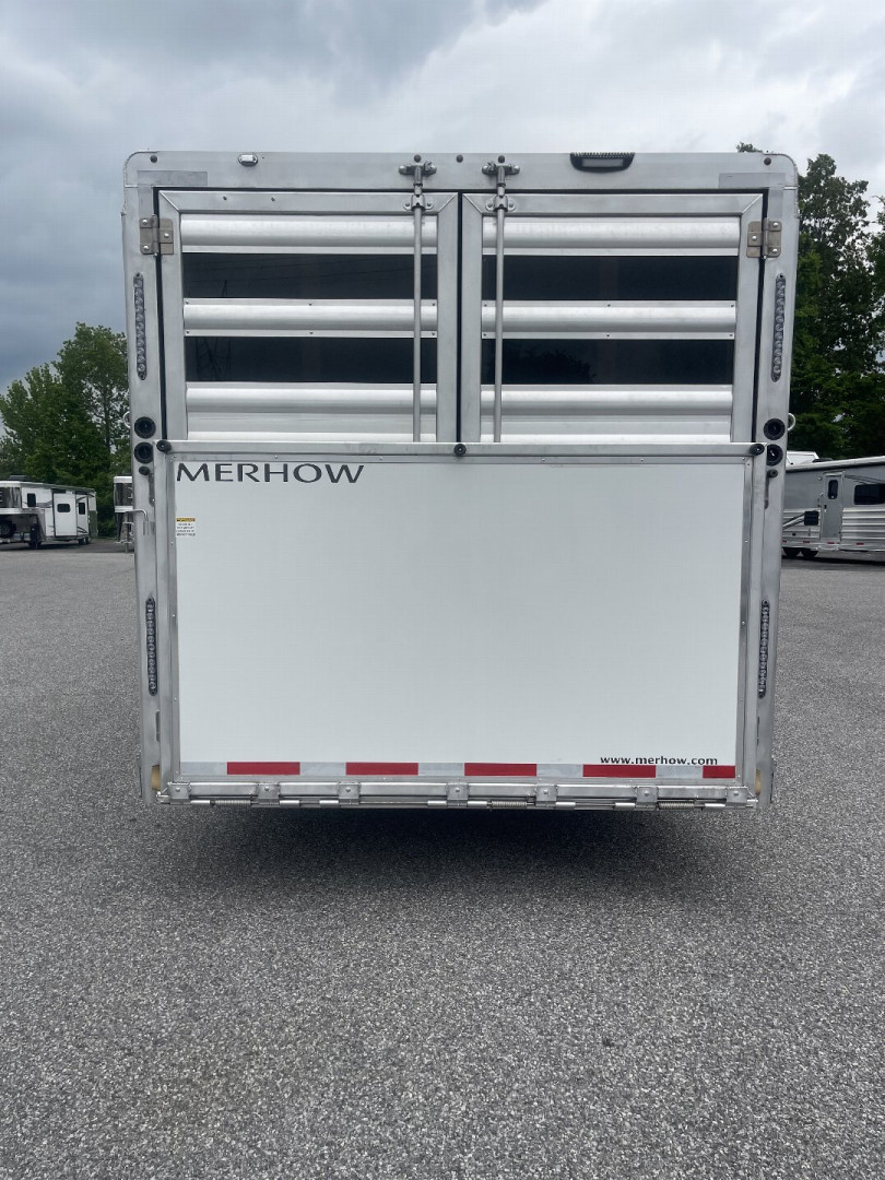 New 2025 Merhow Trailers 8010 RWS- STOCK COMBO Stock / Stock Combo Trailer
