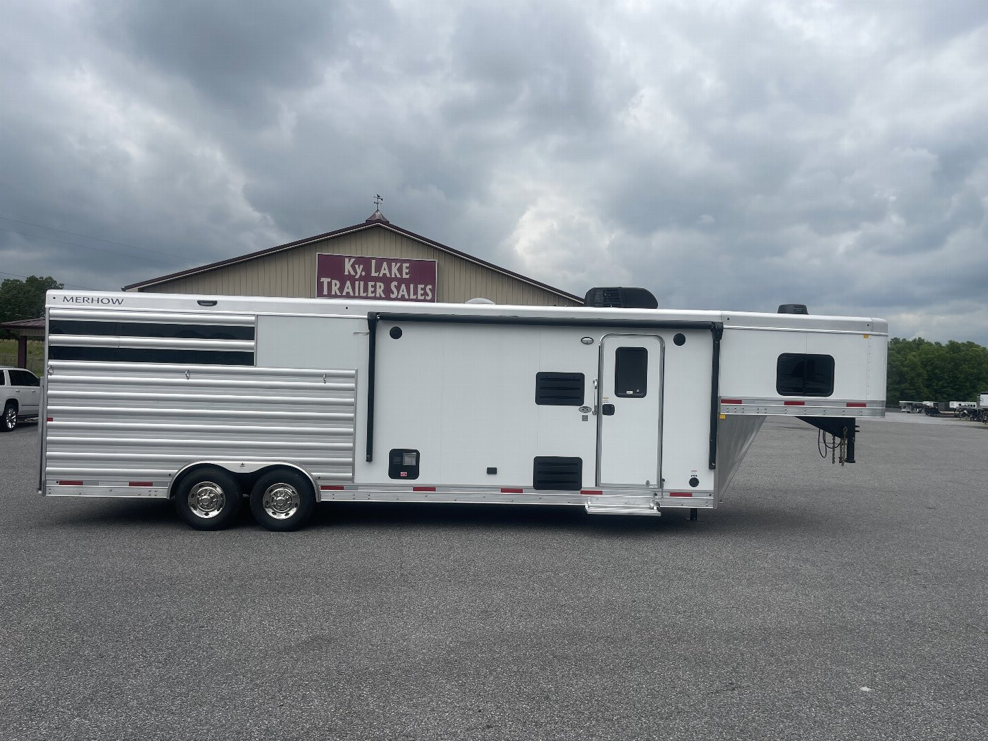 New 2025 Merhow Trailers 8010 RWS- STOCK COMBO Stock / Stock Combo Trailer