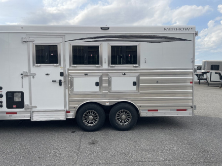New 2025 Merhow Trailers 8314-B RWS Horse Trailer