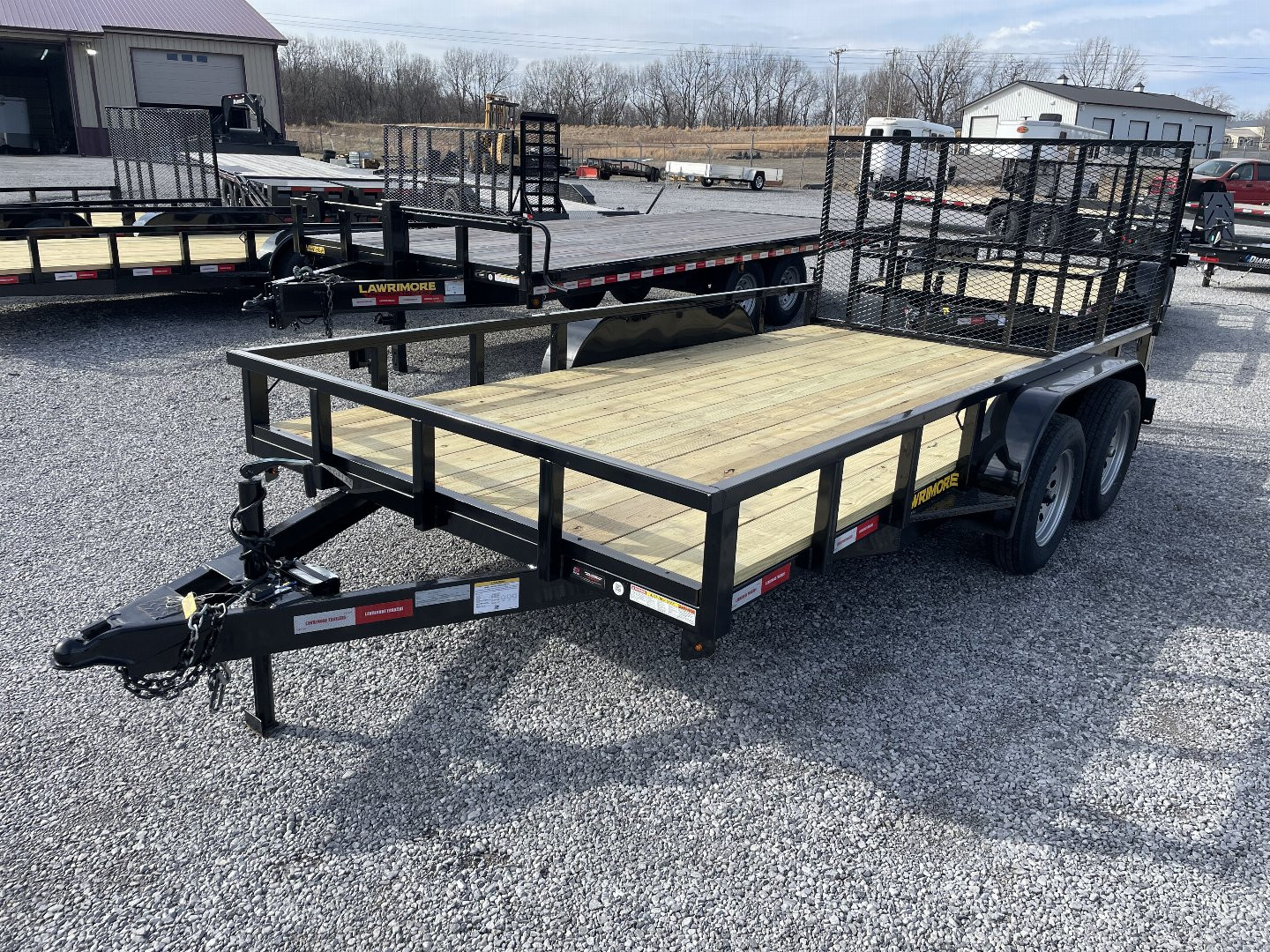 New 2025 Lawrimore 83" x14' UTILITY Utility Trailer