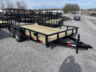 New 2025 Lawrimore 83" x14' UTILITY Utility Trailer