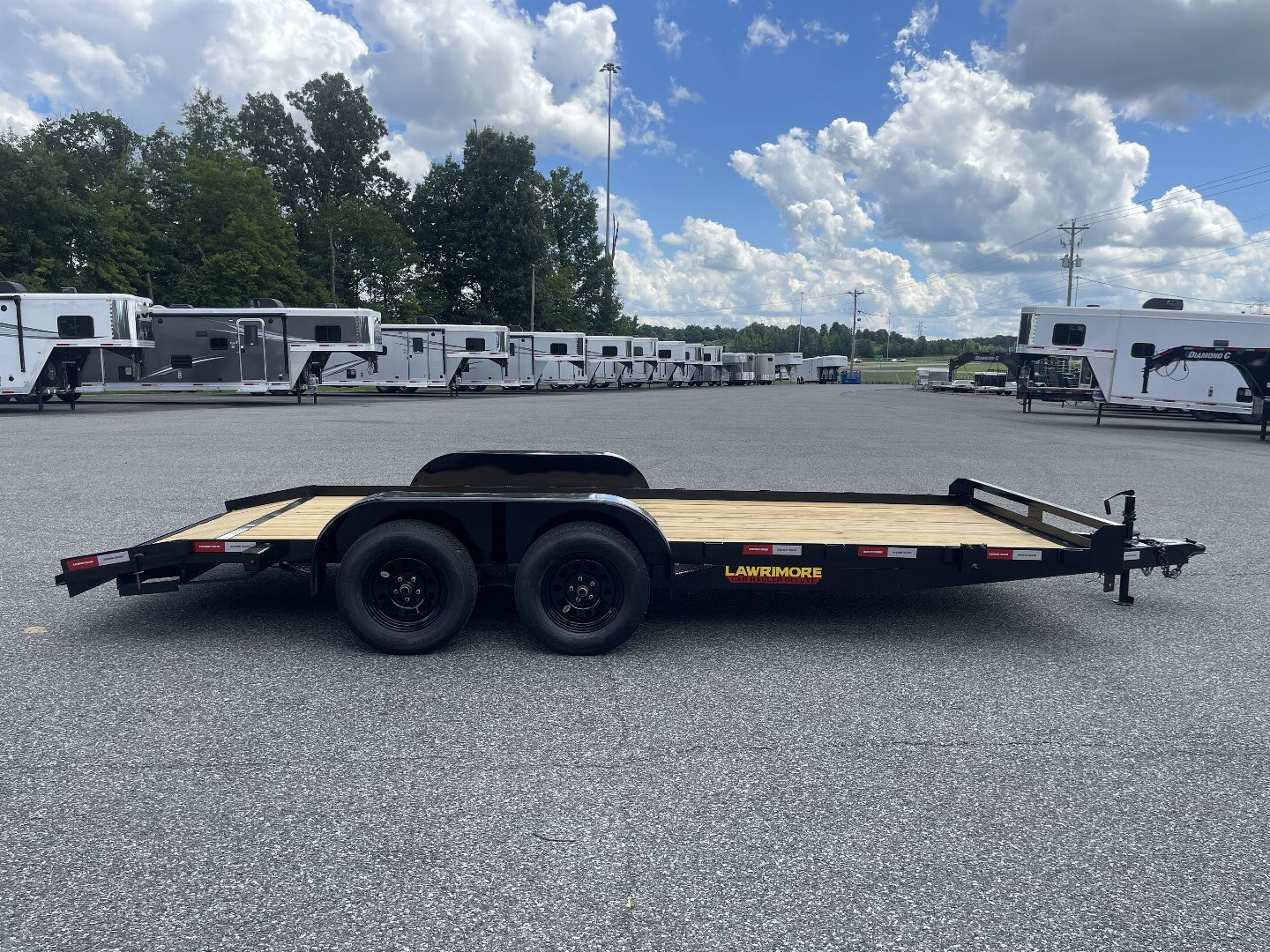 New 2025 LAWRIMORE 83x18 DC - Car / Racing Trailer