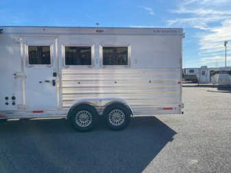 New 2024 Merhow Trailers 7309 RK-SLIDE Horse Trailer