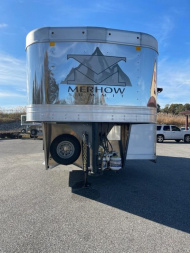 New 2024 Merhow Trailers 7309 RK-SLIDE Horse Trailer