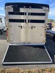 New 2025 Bison Trailers TH81315B.S. ST COMBO Horse Trailer