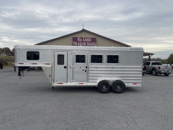 New 2025 Merhow Bronco 4H SL GN Horse Trailer