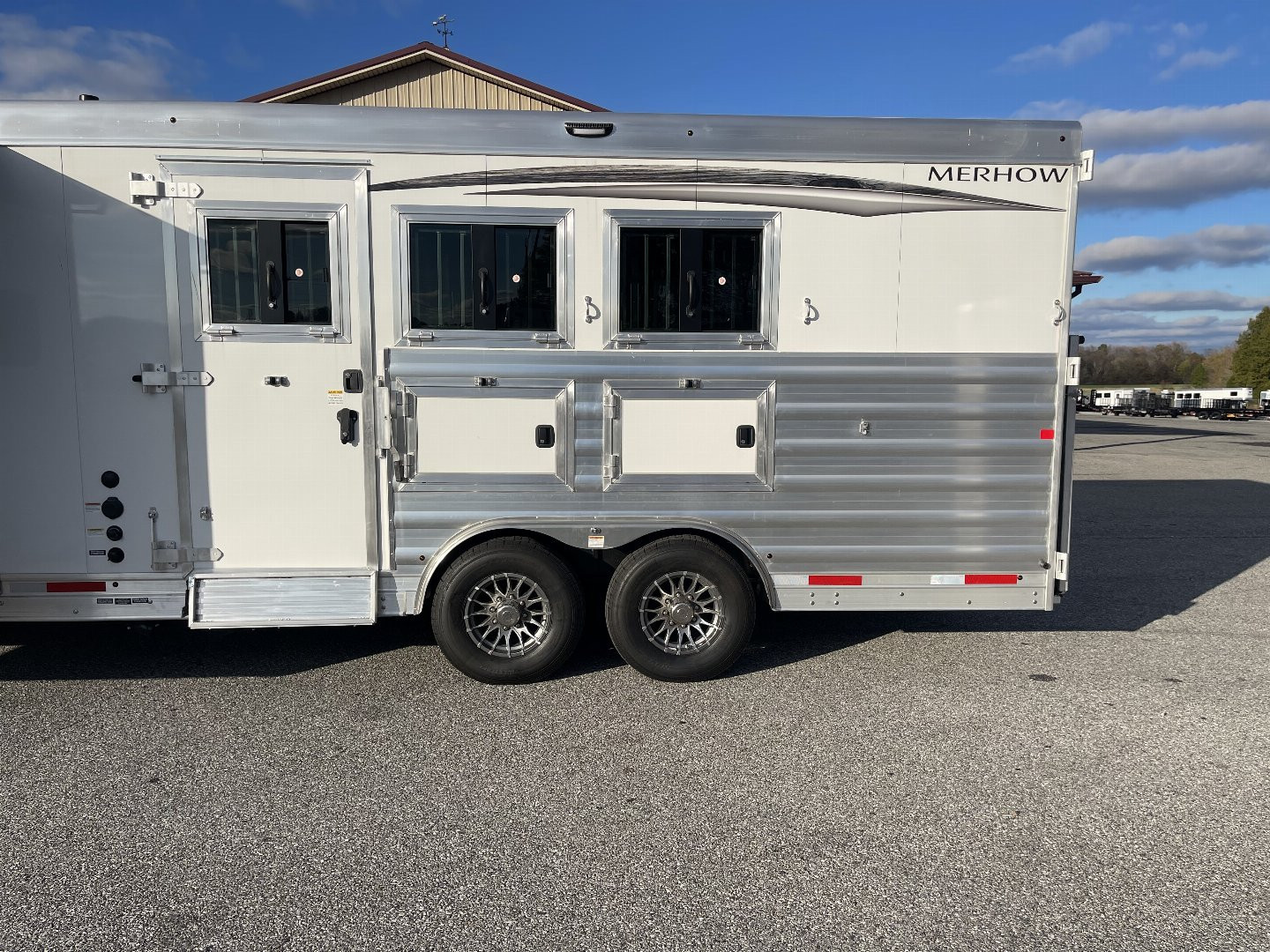 New 2025 Merhow Trailers 8313 RWS Horse Trailer