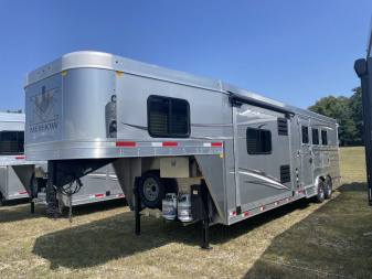 New 2025 Merhow Trailers 8312-A RKS Horse Trailer