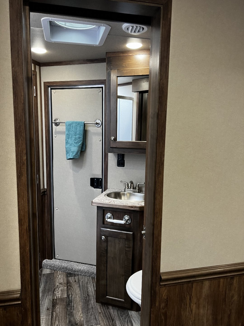 New 2025 Merhow Trailers 8316-A RWS Horse Trailer