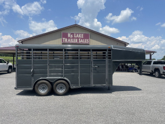 New 2024 CALICO TRAILERS 16x6x7' GN Stock / Stock Combo Trailer