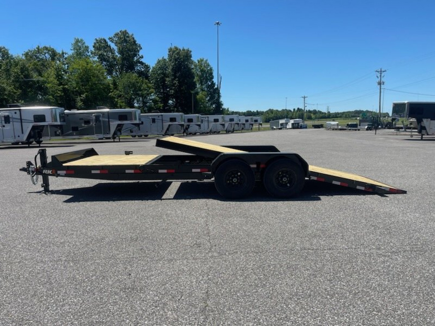 New 2024 Rice Trailers PTH22 Flatbed Trailer