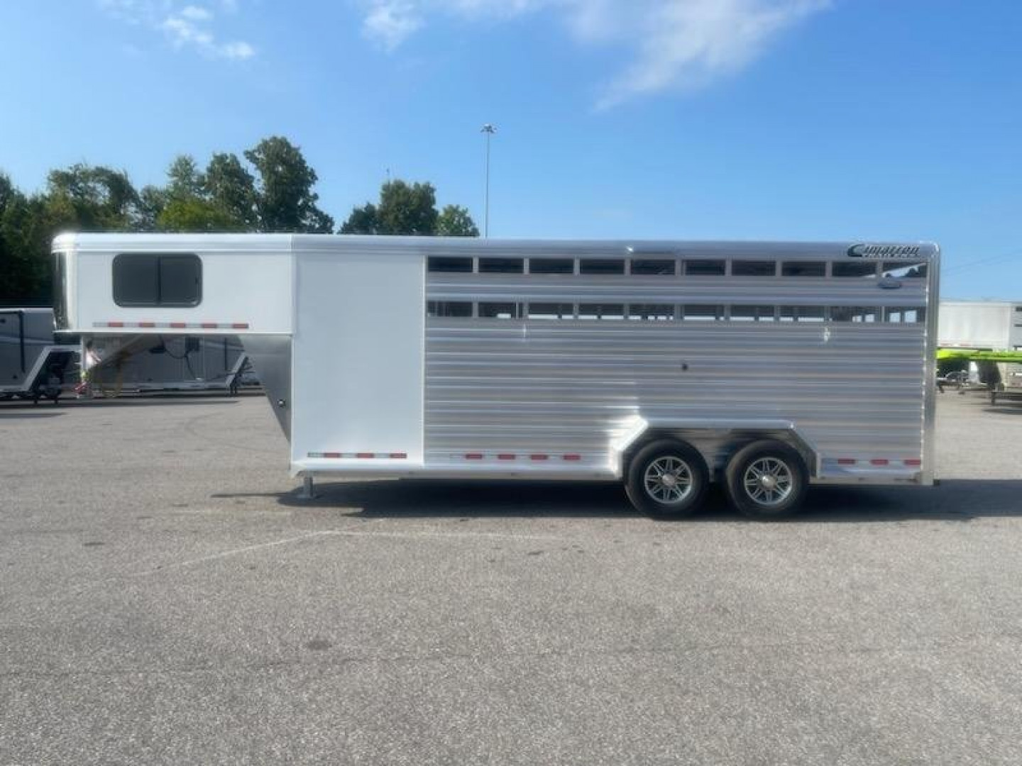 New 2024 Cimarron Trailers LONESTAR 20' -STOCK-COMBO Stock / Stock Combo Trailer