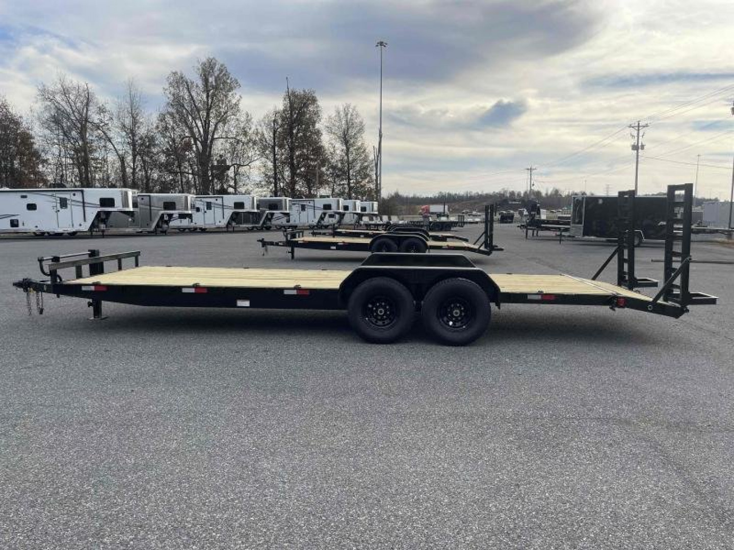 New 2023 L&O Manufacturing 24' Equipment Equipment Trailer