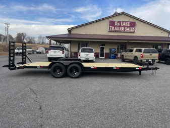 New 2023 L&O Manufacturing 24' Equipment Equipment Trailer